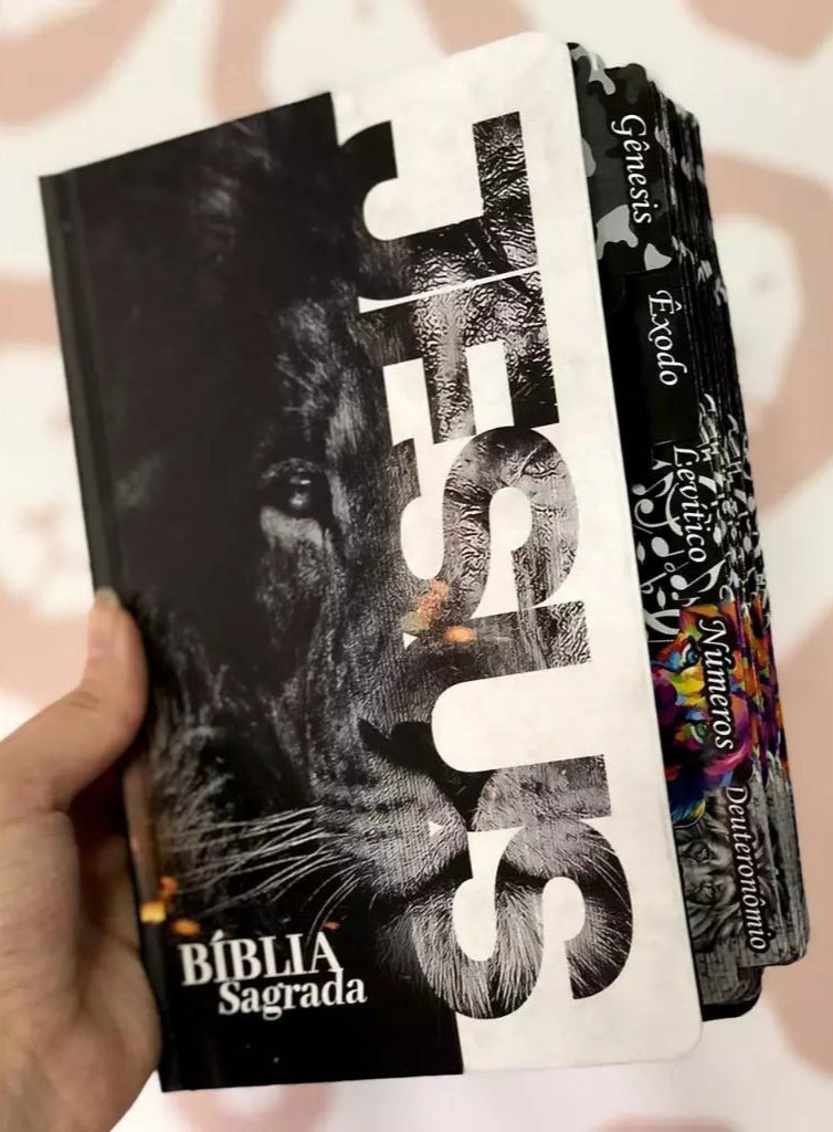 Bíblia Masculina Para Homem Leão Jesus