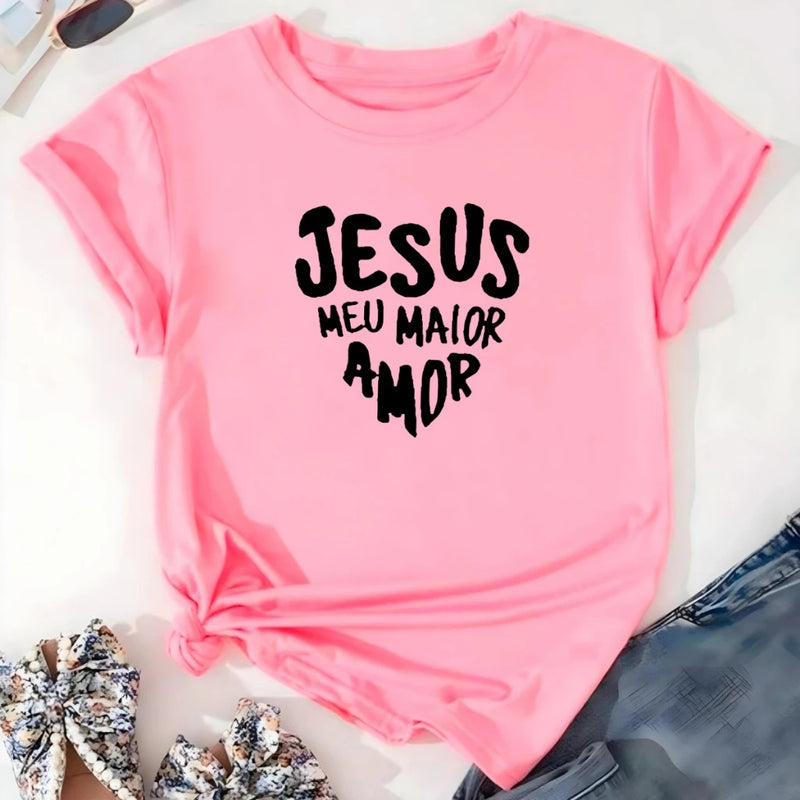 T-shirt Jesus Meu Maior Amor