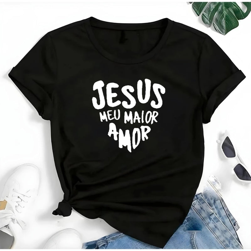 T-shirt Jesus Meu Maior Amor