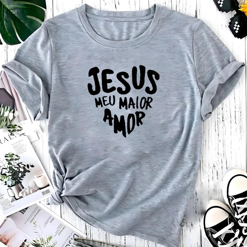 T-shirt Jesus Meu Maior Amor