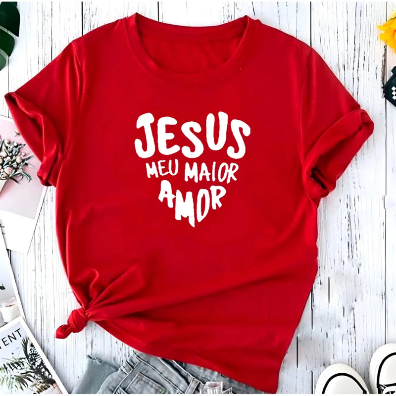 T-shirt Jesus Meu Maior Amor