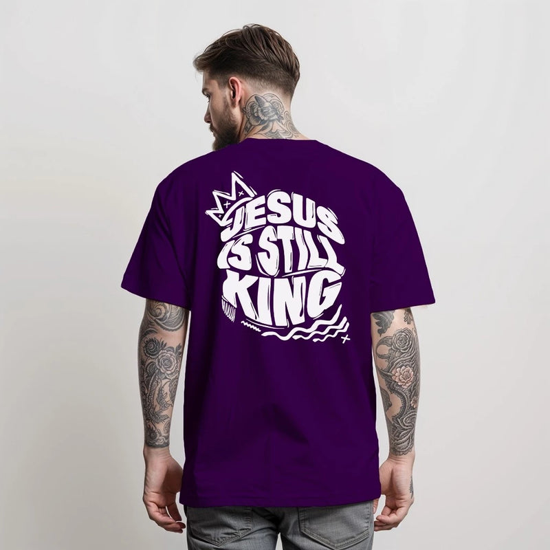 Camiseta Cristã/ Street Wear/ Unissex / JESUS CRISTO Manfinity 100% Algodão
